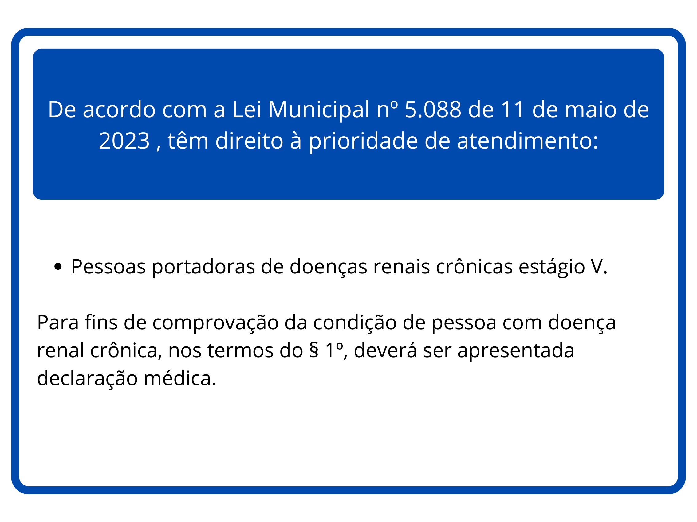 Placa de Atendimento Preferencial em Rio de Janiero /RJ - Sinalização oficial com símbolos e texto indicando prioridade no atendimento conforme legislação